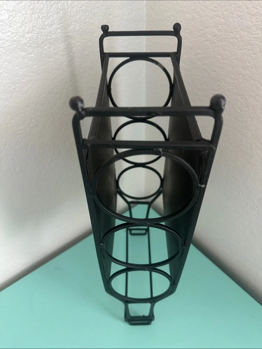 Wine Bottle Rack Décor ‘Wine Flies When You’re Having Fun’-used-good condition
